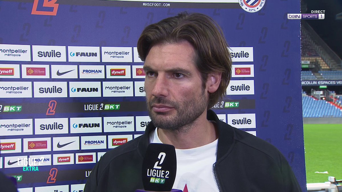 ⚽️#Ligue2Extra 🗣 Damien Perrinelle : « Il y a ce fait de jeu et ce carton rouge qui changent la donne. »