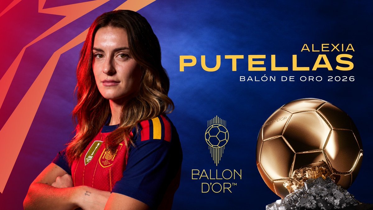 😉 Sigamos haciendo 𝗛𝗜𝗦𝗧𝗢𝗥𝗜𝗔 juntas, Alexia Putellas. #BallonDor | #JugarLucharYGanar