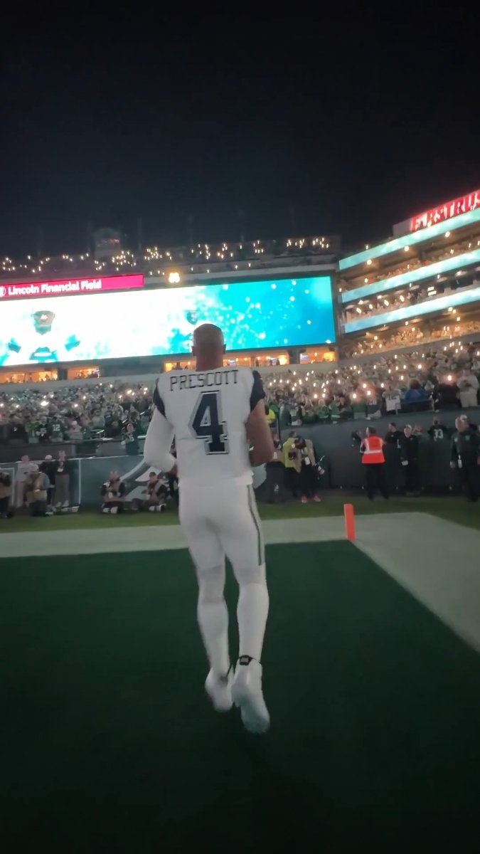 Taking the field with Dak 🔥 DALvsPHI on ESPN Stream on NFL+