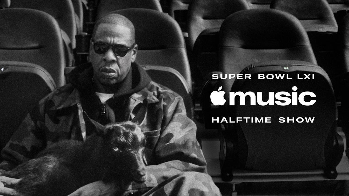 GOAT’s out of the bag. Mr. Carter #AppleMusicHalftime #SBLXI