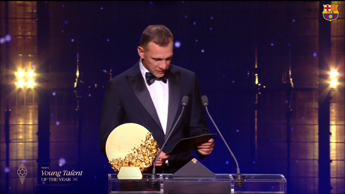 Lamine Yamal wins Young Talent of the Year 2026 in London