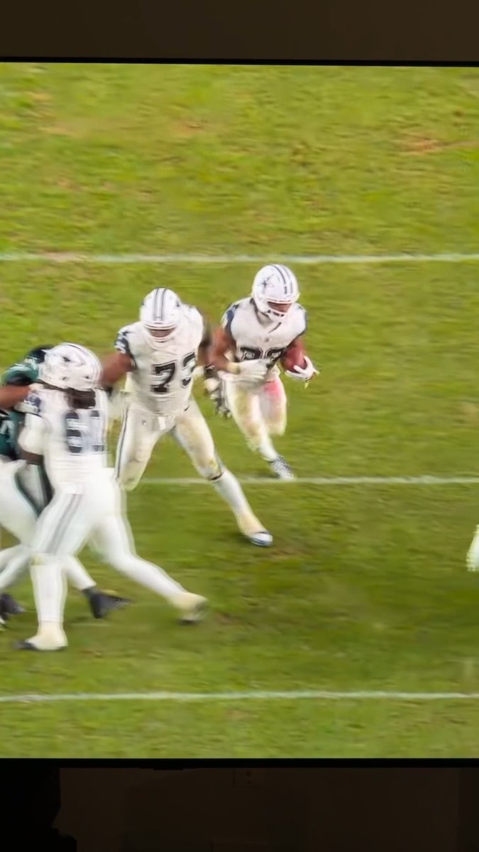 summing up the Eagles defensive line tonight: “Tyler Smith doesn’t even know who to block… there’s nobody there”