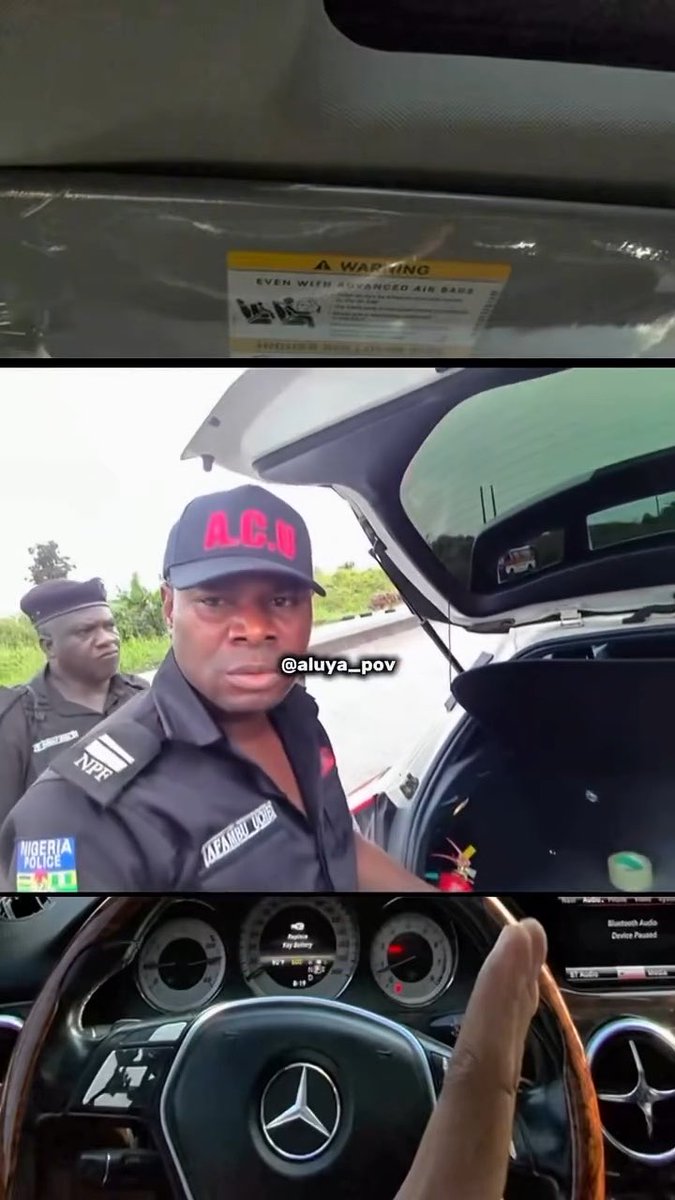 Nigerian police are now telling people to remove their necklaces and glasses before they can search them. What should we call this now ??? Just take a look at them 💔💔💔