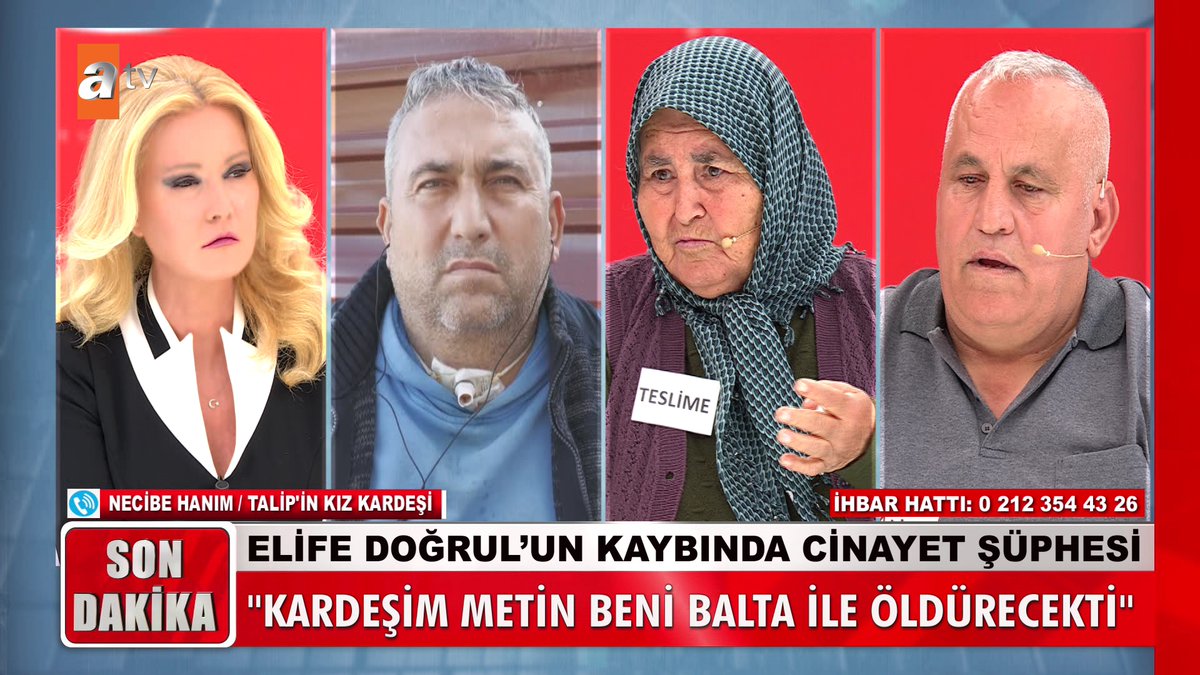 Elife Doğrul'un kaybında cinayet şüphesi "Metin, balta ile beni öldürmeye geldi" #MügeAnlıİleTatlıSert #MügeAnlı atv