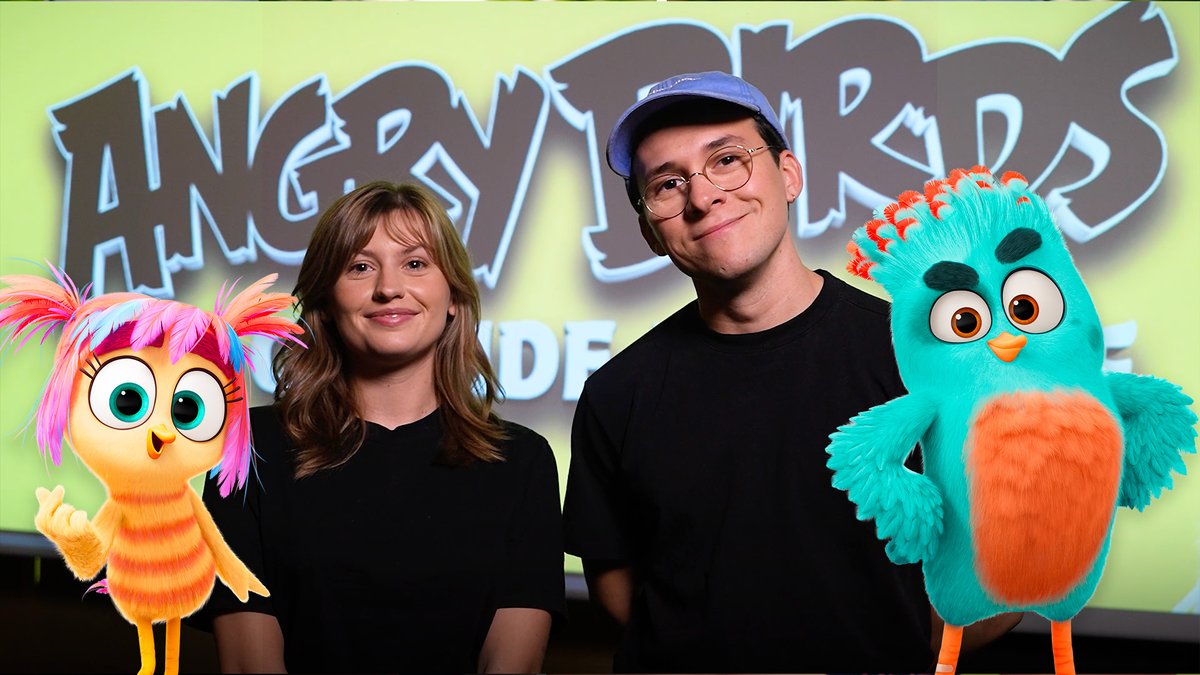 📣 Marine et Louis Cattelat ont une annonce à vous faire ! Ils prêtent leurs voix à June et Glider dans #AngryBirdsLeFilm au cinéma le 23 décembre. 🎙️🐦