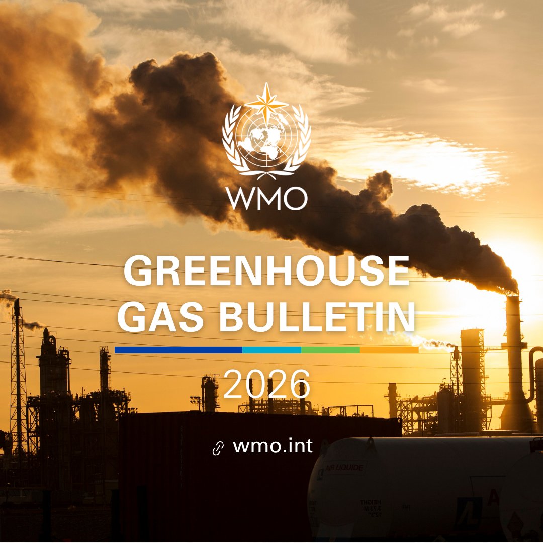 Greenhouse gas levels hit new record highs, locking in more long-term temperature increase. The intensifying El Niño may lead to a further surge. New WMO Greenhouse Gas Bulletin provides authoritative scientific information on the state of our climate. 👉