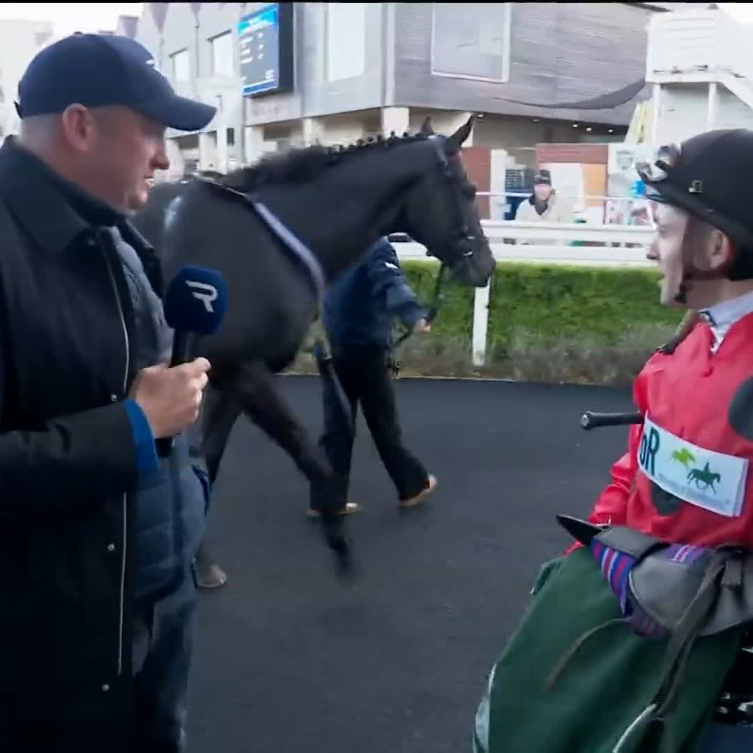 🗣️ "Have you ridden a 200/1 winner?" 🗣️ "I don't think I have." Kevin Stott on The Stony Baker's Catterick Racecourse win
