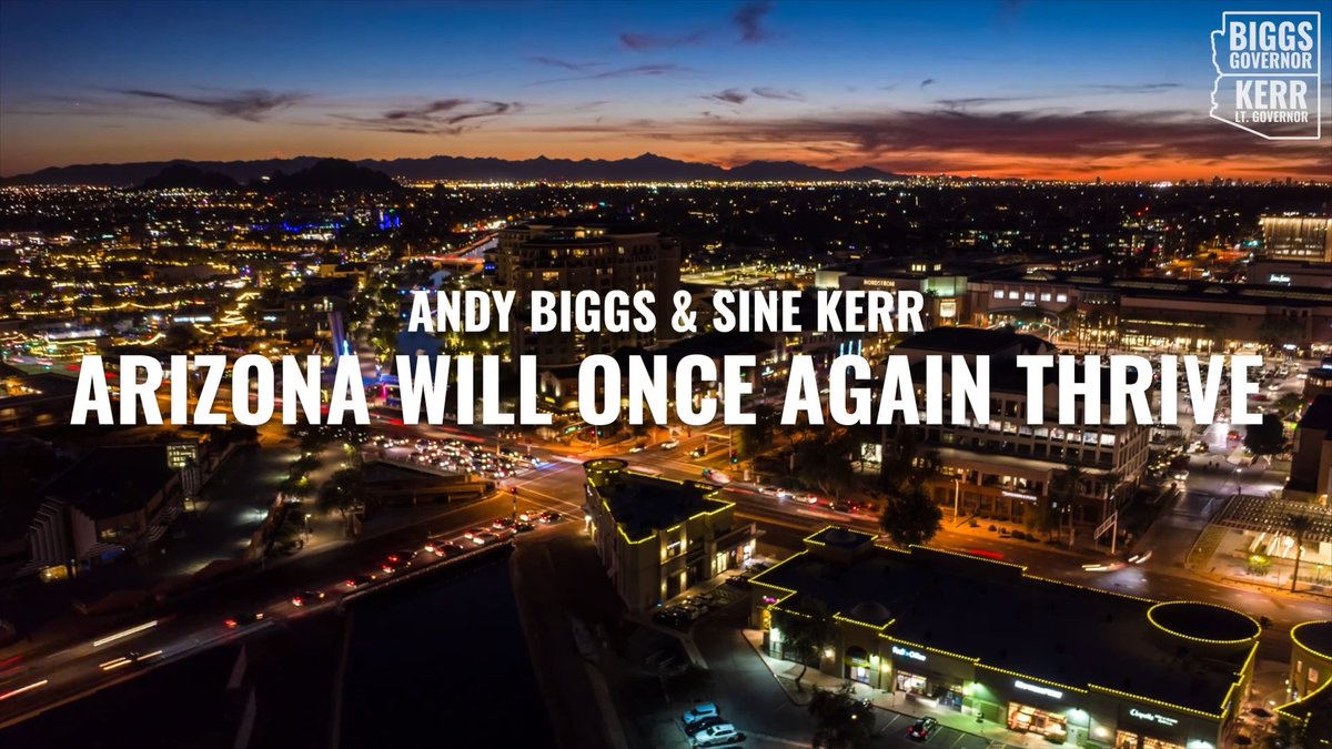 🚨🚨 NEW AD: Katie Hobbs has been an absolute disaster for our state. Sine Kerr and I will put more money in your pockets, secure our state’s water future, and make housing more affordable. We’ll never let Arizona become California. VOTE BIGGS/KERR!