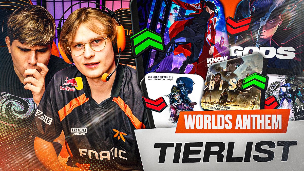 don't ask why ranking every Worlds Anthem somehow turned into a karaoke session...