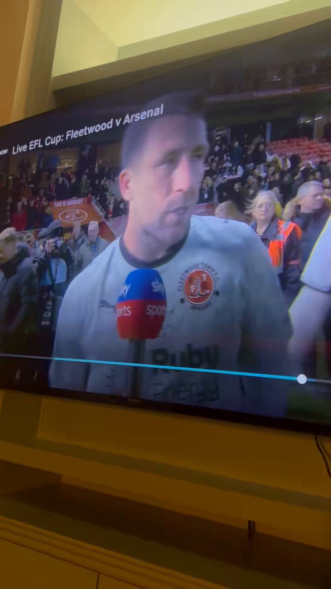 Takes a Northern Irish man to tell it as it is. Go on Fleetwood 😂😂😂😂😂