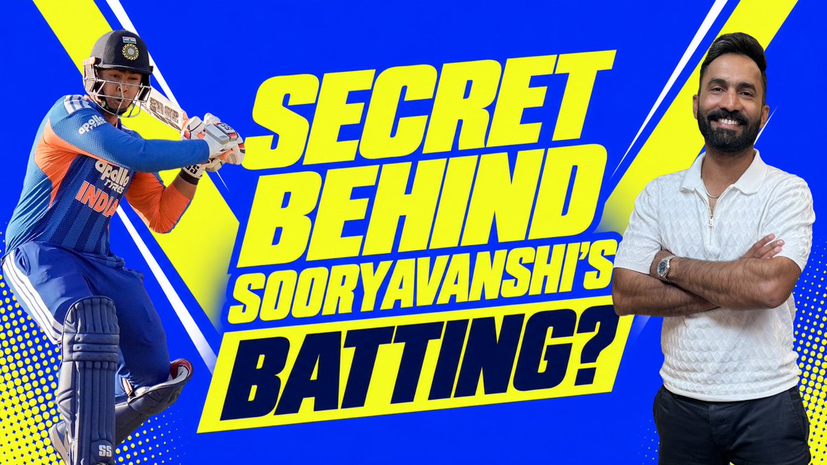 Secret behind Vaibhav's brute force? 💥 DK decodes, on Cricbuzz Live. #NZvIND