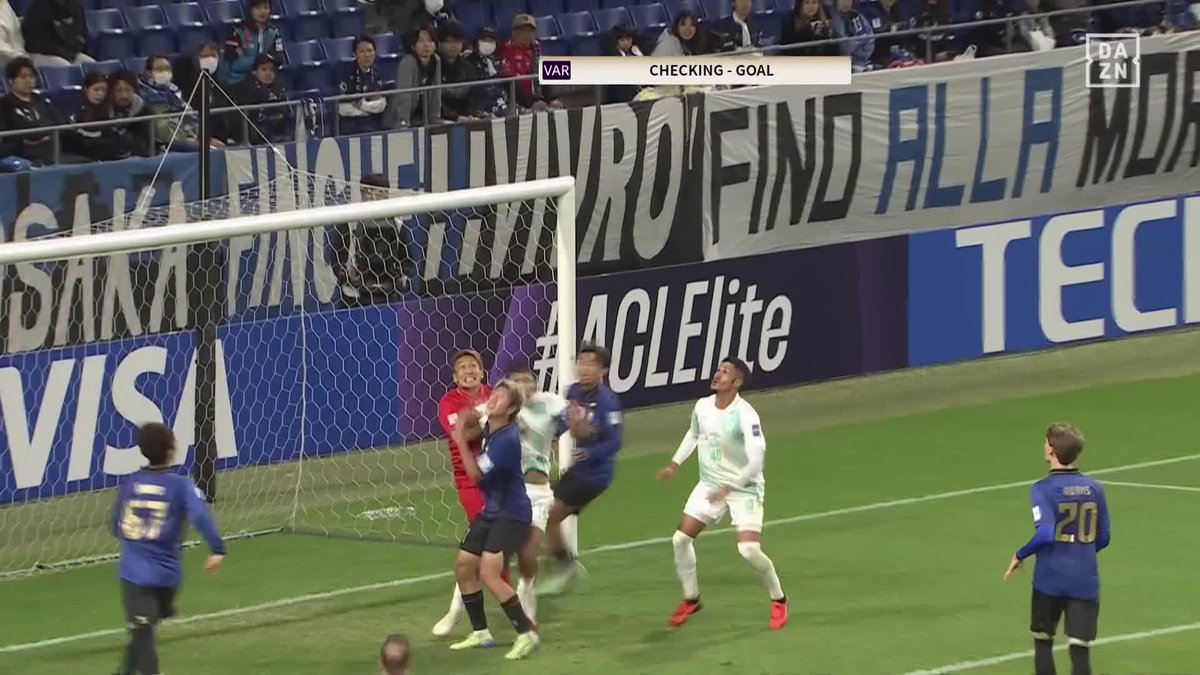 🇹🇭ブリーラムがワンチャンスを生かす GK一森純への接触に対しVAR介入も...✅️ 判定は変わらずゴールが認められる⚽️ 🏆ACLエリート 第3節 🆚G大阪×ブリーラム #ACLElite #だったらDAZN