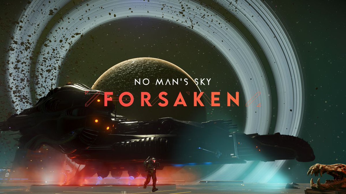 No Man's Sky Forsaken 🥀 🚀New Ships 🦑Bio Specimens 🐛Grub Multi-Tool 👾Forsaken Traders 🦐Larva Helmet 🛰️New Cockpits 😍Minimal HUD Mode 🔫Radial Menu 🎁Haulage Missions 🧑‍🚀New Corvette Interiors 😮Seamless Warping 👽Space Holo-Arenas 🪄Upload Space Bases 💪Launching on iOS