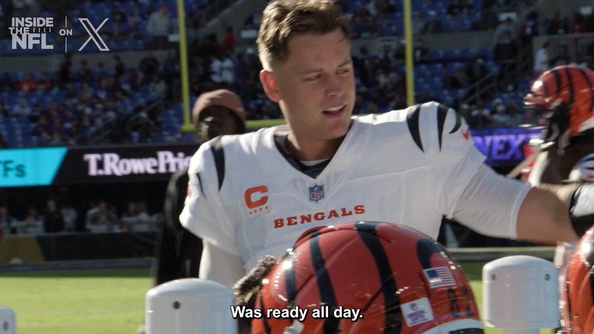 Joey Burrow and Ja’MarrChase kept the squad locked in for the comeback 🤞 Inside the NFL Week 7 Mic'd Up on X