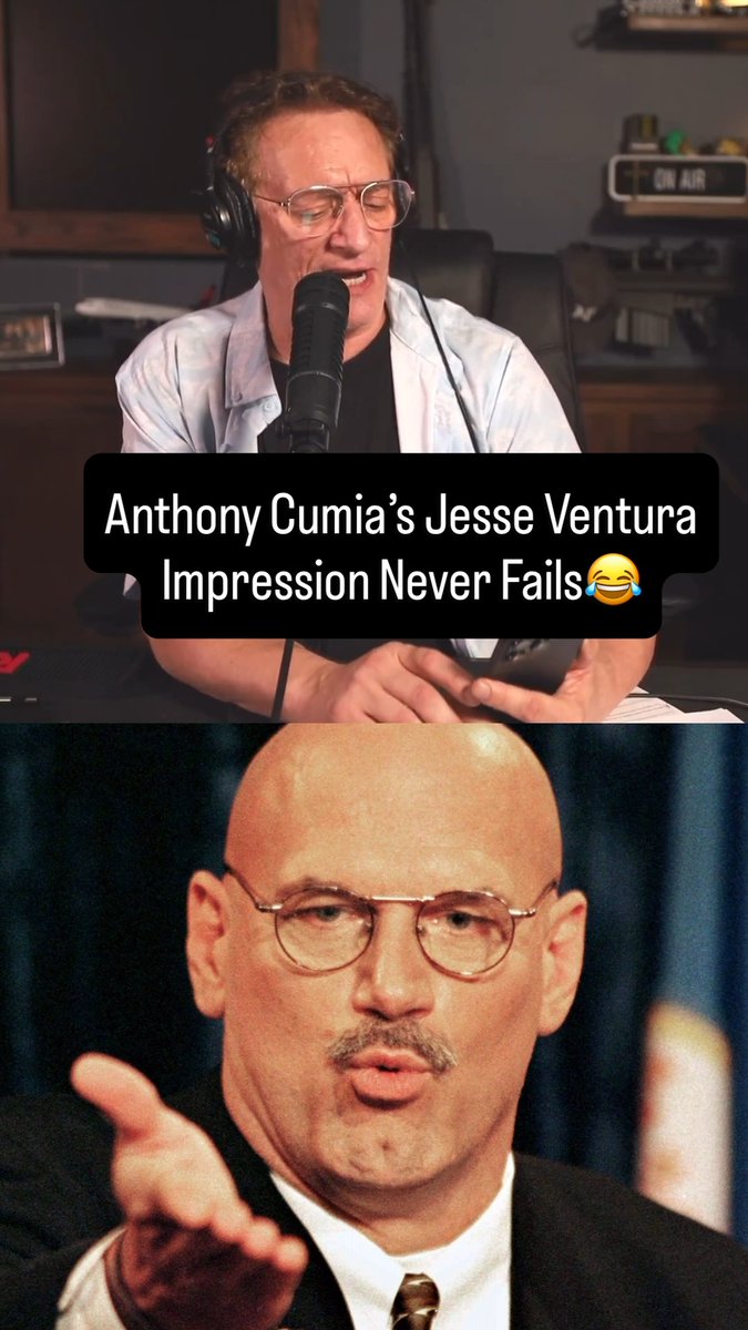 Nobody does Jesse Ventura quite like Anthony Cumia. 😂 Catch The Anthony Cumia Show every Sunday night from 8-11 p.m. on 77 WABC Radio. Watch more segments on the 77 WABC YouTube channel! Photo via Reuters