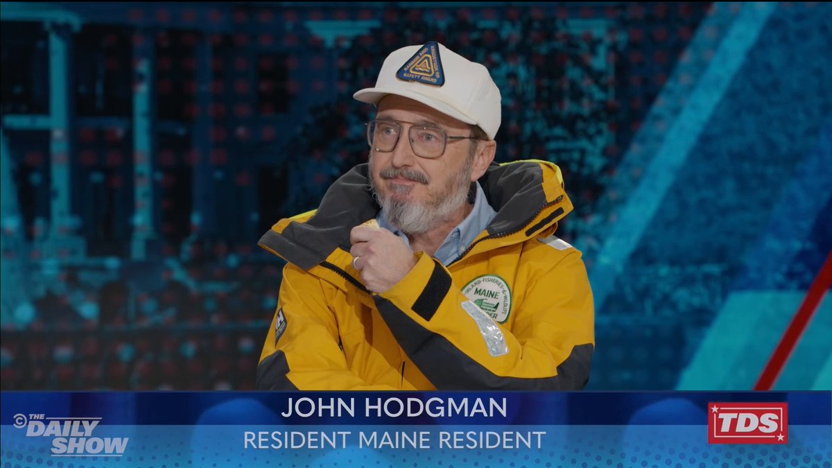 “If your father wasn't a lighthouse keeper and your mother wasn't a lighthouse, well then you'll never win office in Maine.” John John Hodgman