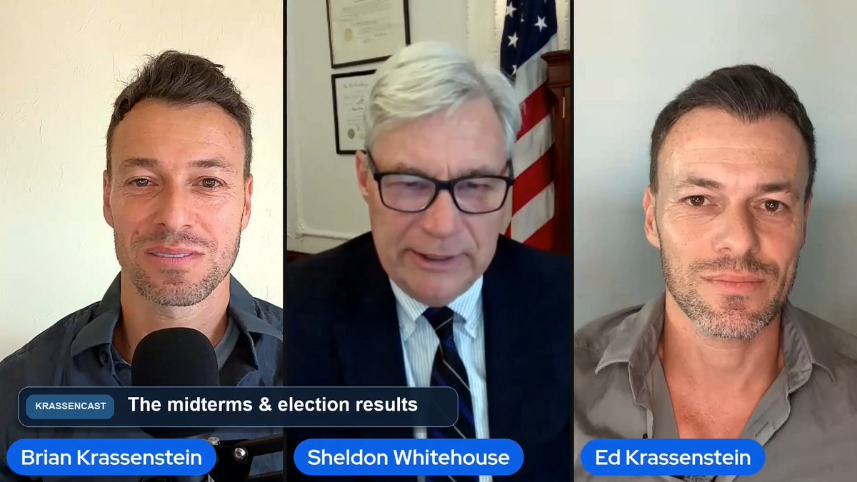 BREAKING: Sen. Sheldon Whitehouse Sheldon Whitehouse told us Democratic senators held an all-day “war game” to prepare for possible efforts to interfere with the election results. His message: Democrats have lawyers and volunteers ready if Trump challenges the outcome. Watch our full interview 👇