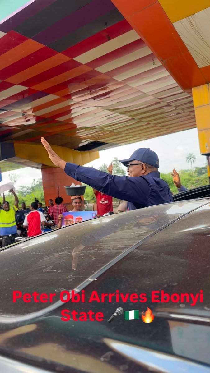 The People’s President Mr. Peter Obi has Landed in Ebonyi State ❗️🔥🎤🇳🇬 2027 = Signs and Wonders that Shall Never End🔥 SHIGIDI MUST GO❗️ OBI IS COMING…✌🏽🔥🎤🇳🇬