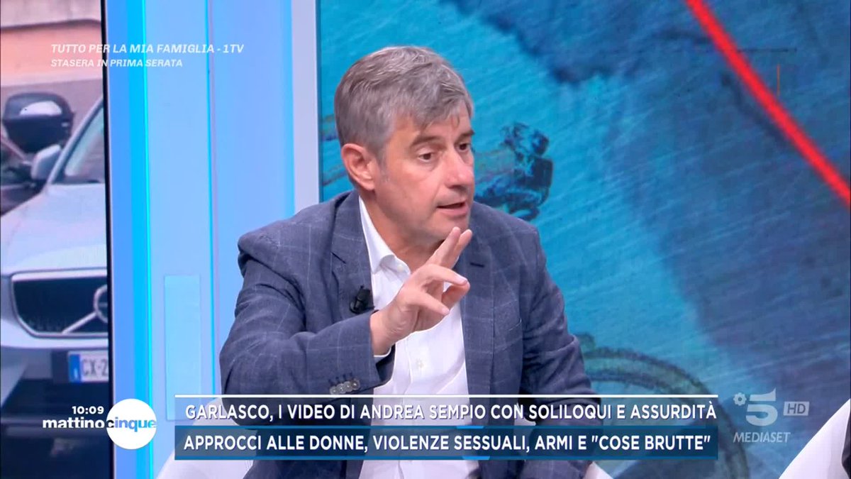 #Garlasco, Giuseppe Brindisi commenta i video di Andrea Sempio: "Non capisco noi opinionisti che stiamo giustificando certe cose" #Mattino5