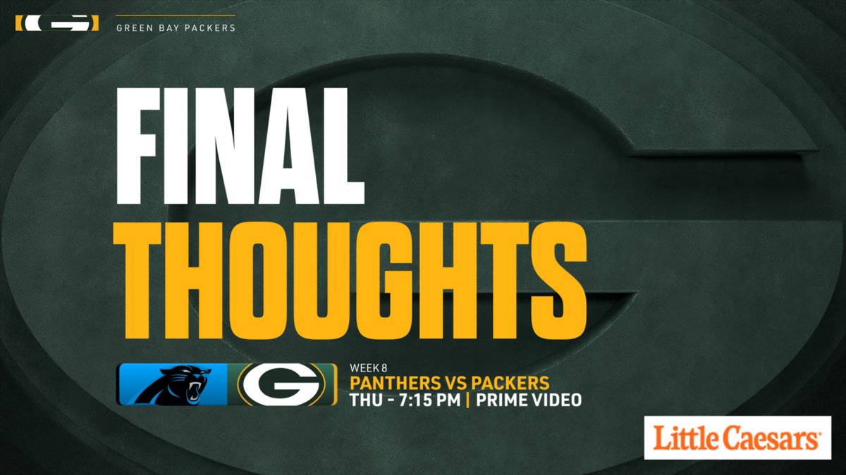Packers x Panthers coming to a screen near you