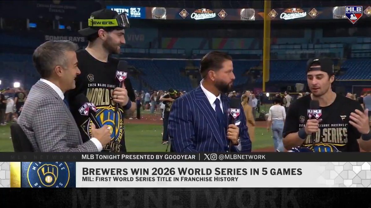 Garrett Mitchell and Sal Frelick on playing the Milwaukee Brewers style of baseball: Mitchell: “This is our brand of baseball. This is what we grew up playing. For me, it just feels comfortable.” Frelick: “Murph tells me all the time if I was on any other team I wouldn't have a job.”