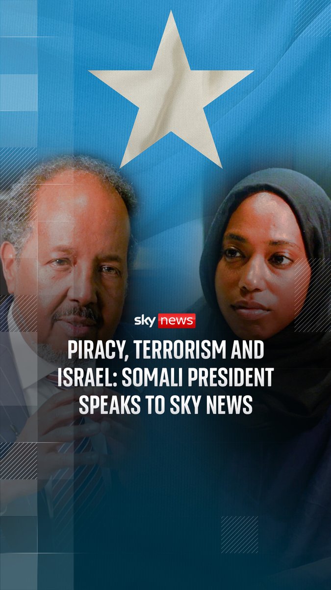 Somalia’s President Hassan Sheikh Mohamud speaks to Sky's Yousra Elbagir about not getting dragged into regional conflict, foreign interference in Somalia and the reasons he thinks Israel has recognised Somaliland. 📺