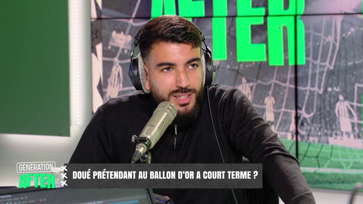 🗣️💬 Adem Djouadi : "C'est l'année où il peut arriver à maturité. Pour moi, il est au même plan que Lamine Yamal. Au niveau du plafond, je ne mets aucun plafond à Désiré Doué. Concernant le talent, je les mets sur la même ligne."