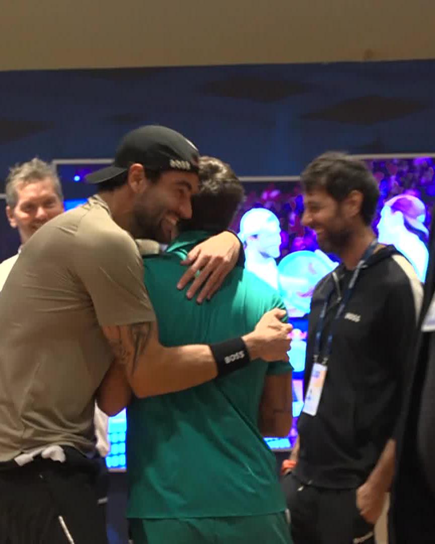 Childhood friends 🥹 #ErsteBankOpen