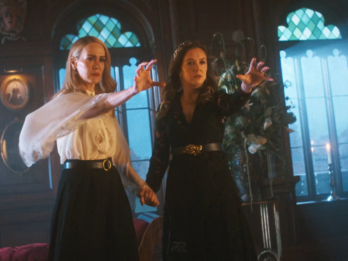 "you fucked with the wrong coven" AHS 13 ends with the devil getting trapped inside da Vinci's 'The Last Supper' in Judas' place as the 13th guest #ahs13