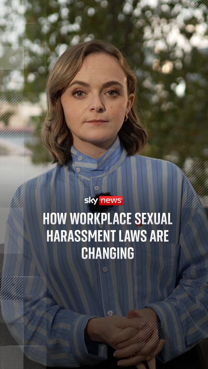 How and why are workplace sexual harassment laws changing? From today, employers will face an even greater legal responsibility to prevent sexual harassment in the workplace, in a strengthening of UK employment law as Sky's Lucy McDaid explains.