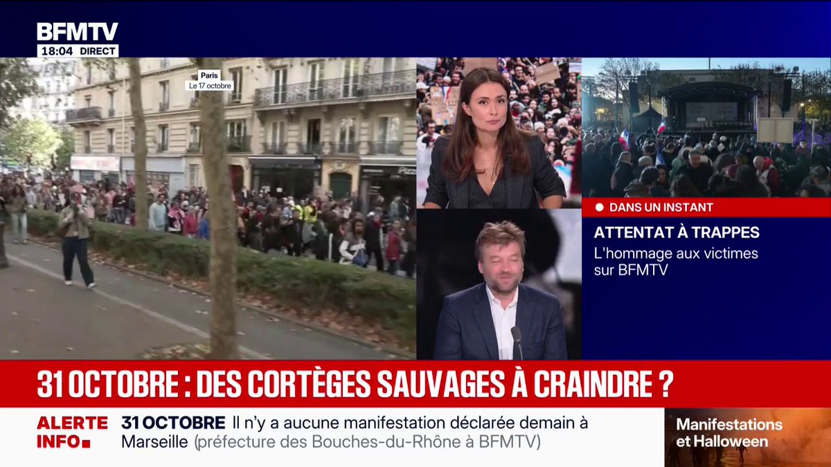 Manifestation du 31 octobre: "Écarter les mobilisations des centres de pouvoir est sorte d'invisibilisation", dénonce Saphia Aït-Ouarabi, militante Révolution permanente
