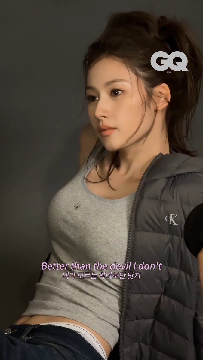 SANA FOR CALVIN KLEIN &amp; GQ KOREA BEHIND