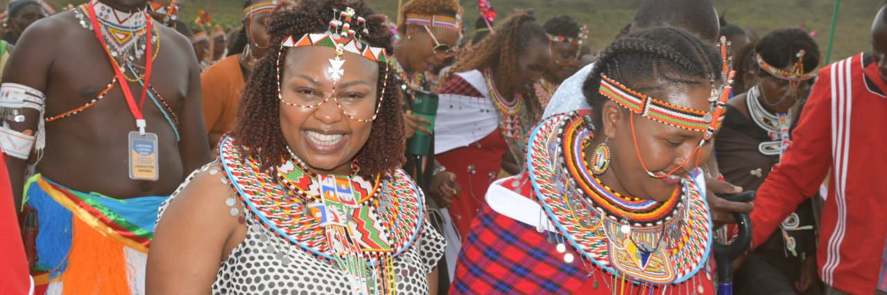 Hon Millicent Omanga's banner