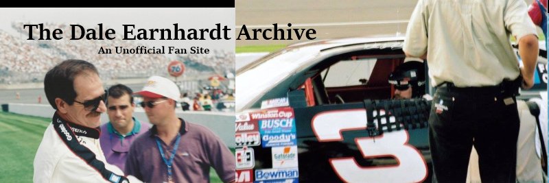 The Dale Earnhardt Archive's banner