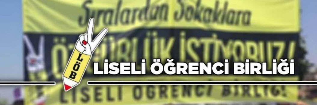 LÖB | Liseli Öğrenci Birliği's banner
