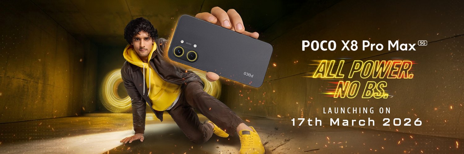 POCO India's banner