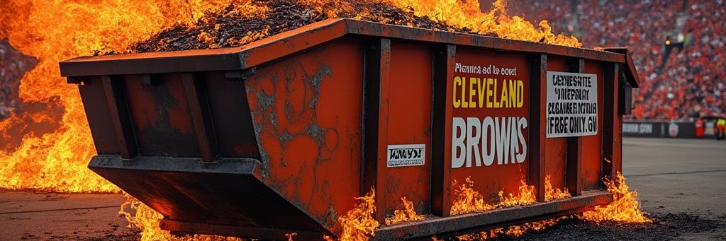 Browns Football's banner