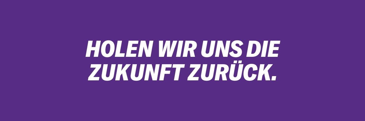 Volt Deutschland's banner