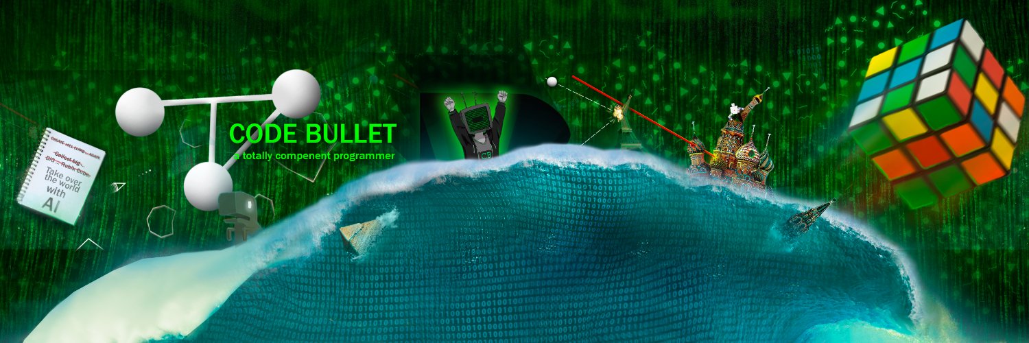 Code Bullet's banner
