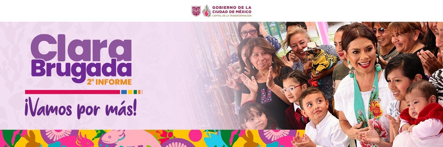 Clara Brugada Molina's banner