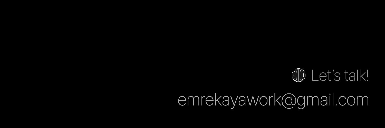 Emre Kaya's banner