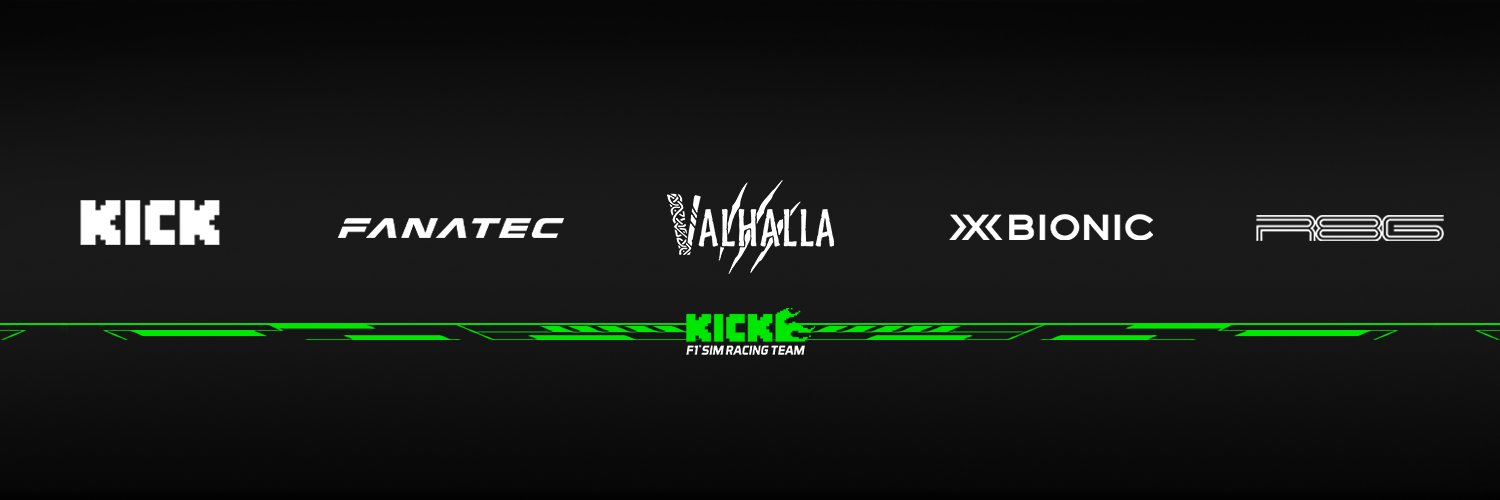 KICK F1 Sim Racing Team's banner