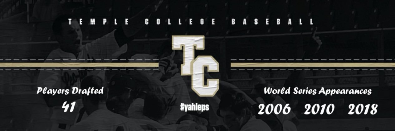 Temple College Baseball's banner