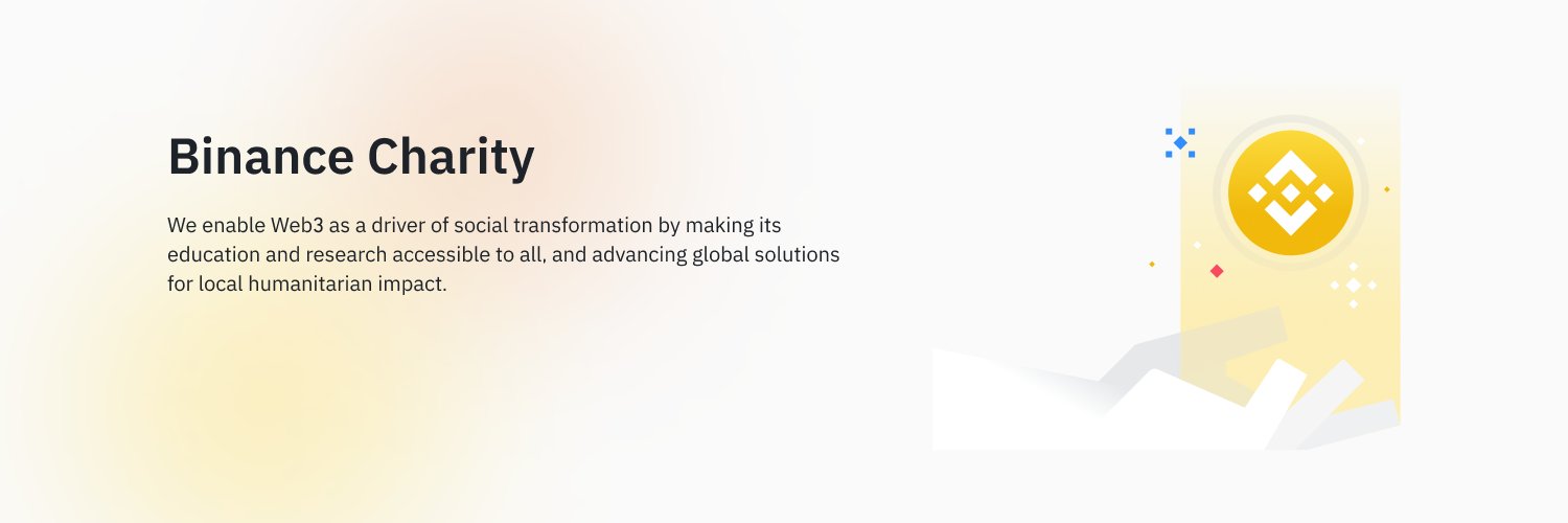 Binance Charity's banner