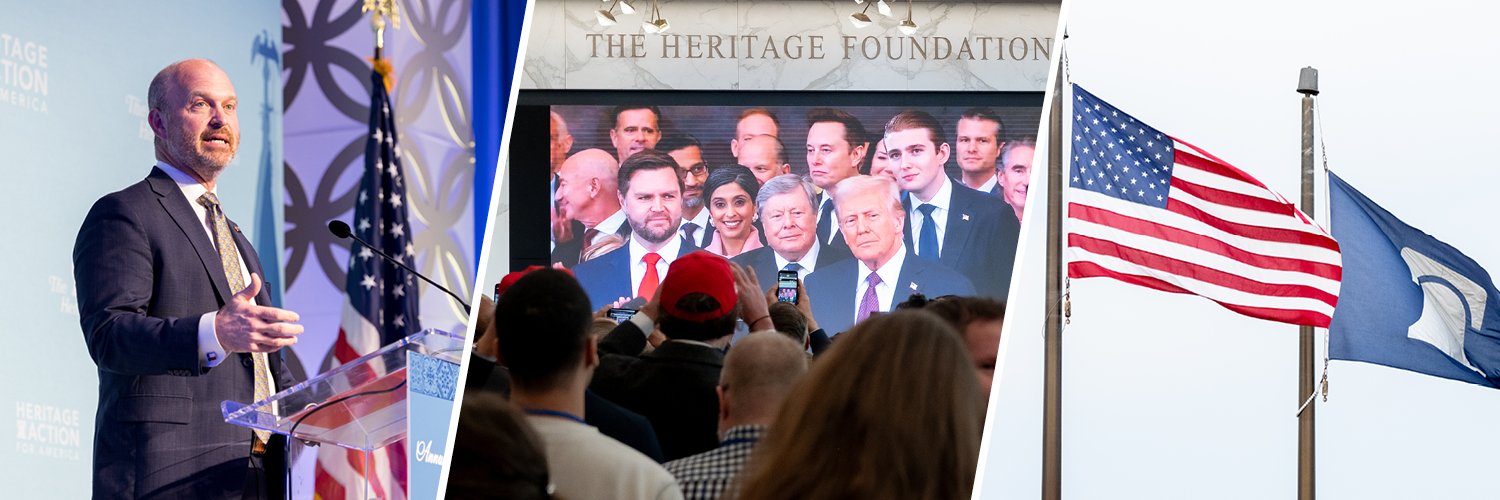 Heritage Foundation's banner