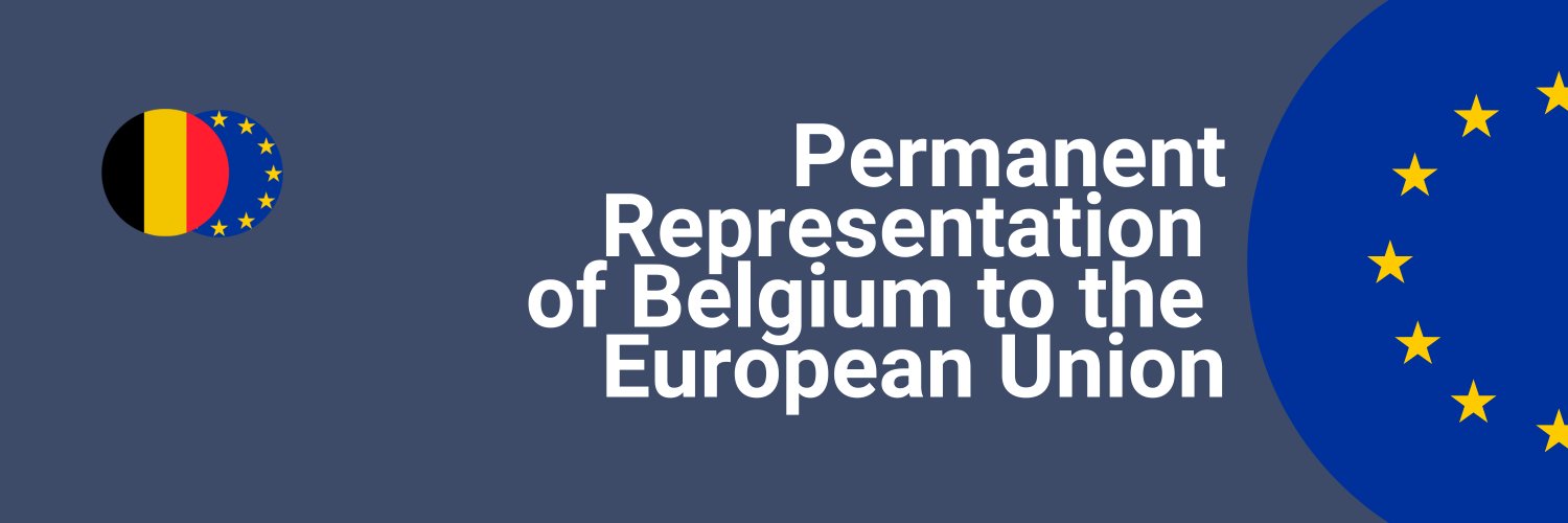 Belgium in the EU's banner