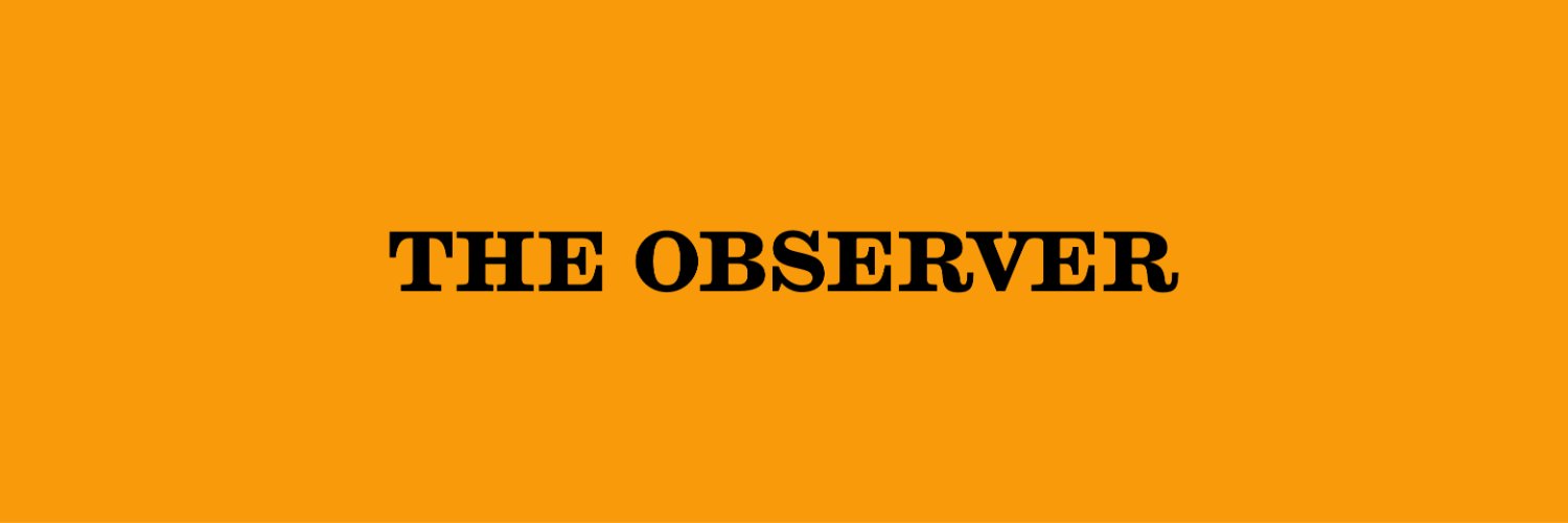 The Observer's banner