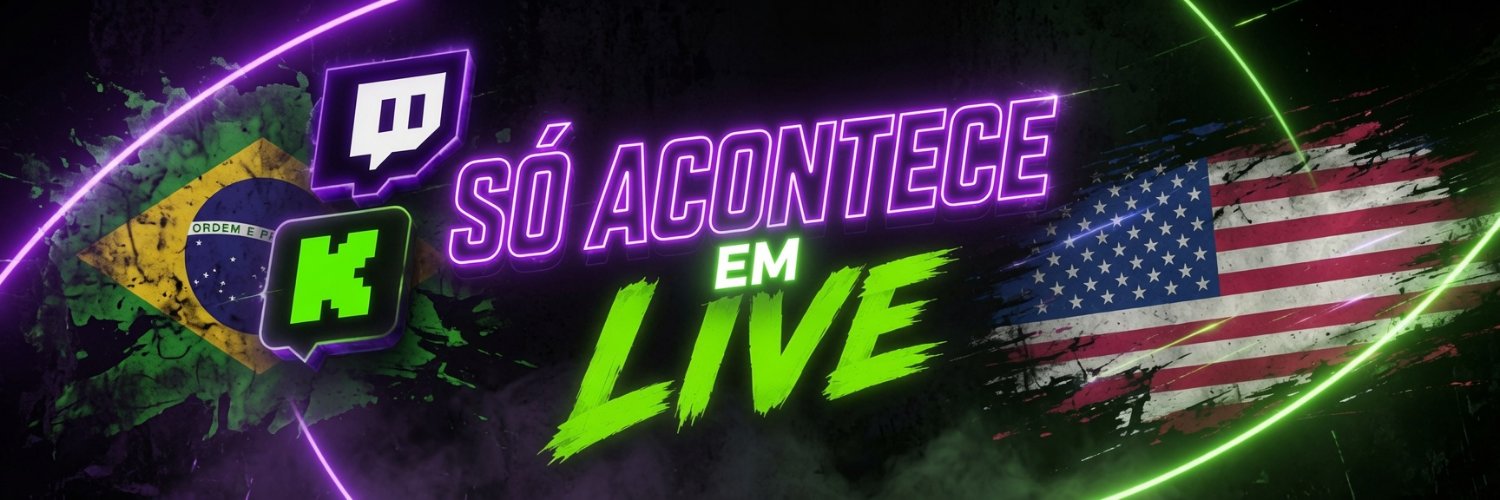 🚨 Só acontece em live's banner
