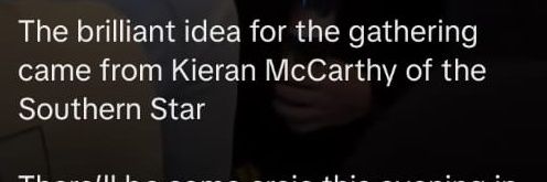 Kieran McCarthy's banner