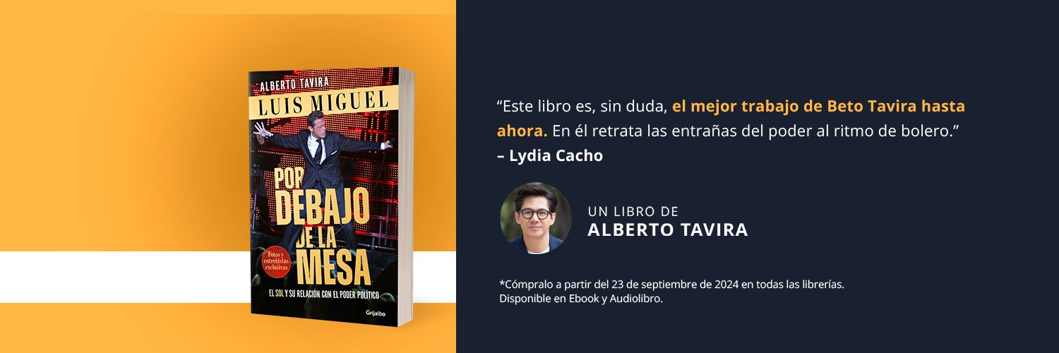 Alberto Tavira's banner